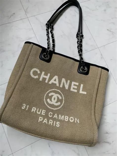 chanel canvas deauville tote replica|chanel deauville tote 2021.